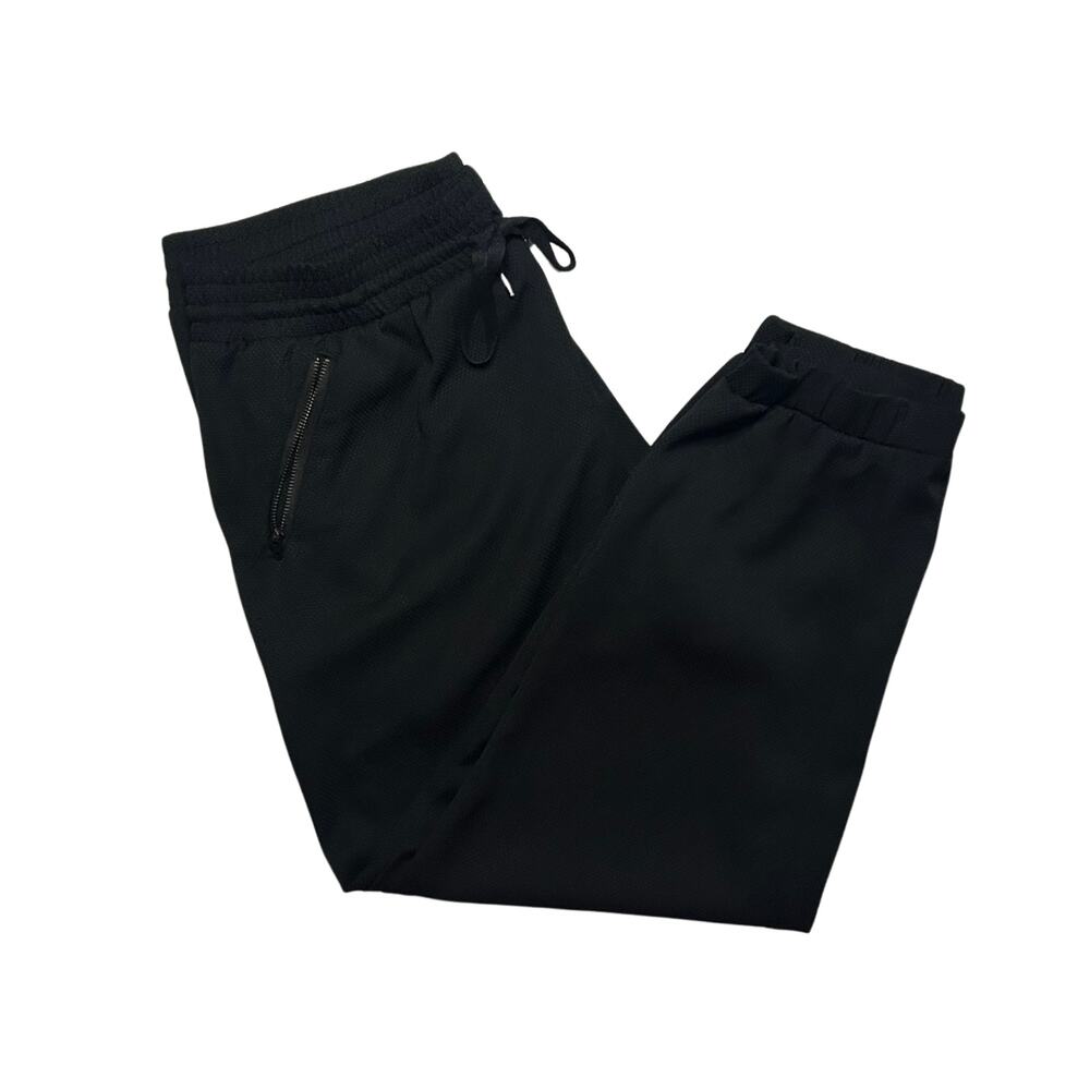 Massimo Women's L Black Jogger Pants Elastic Waist Drawstring Athletic Lounge